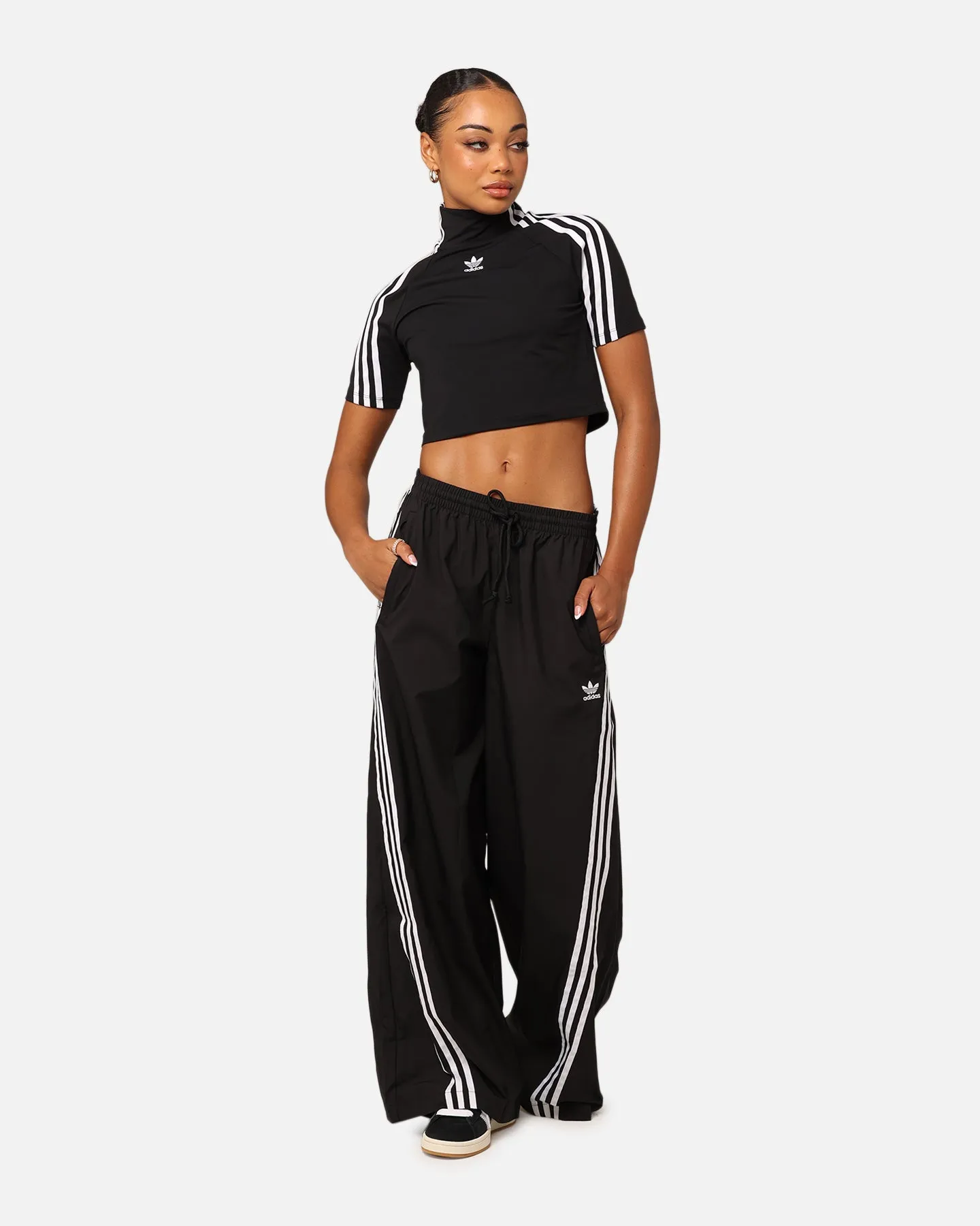 Adidas Women's Adilenium Oversized Track Pants Black