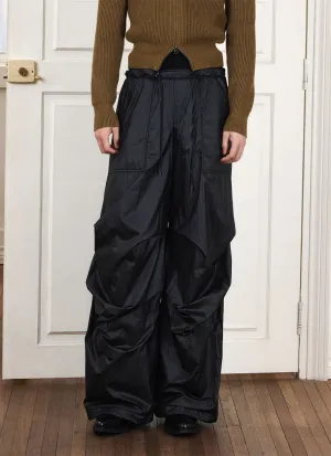 Adjustable Waistband Loose Silhouette Pants