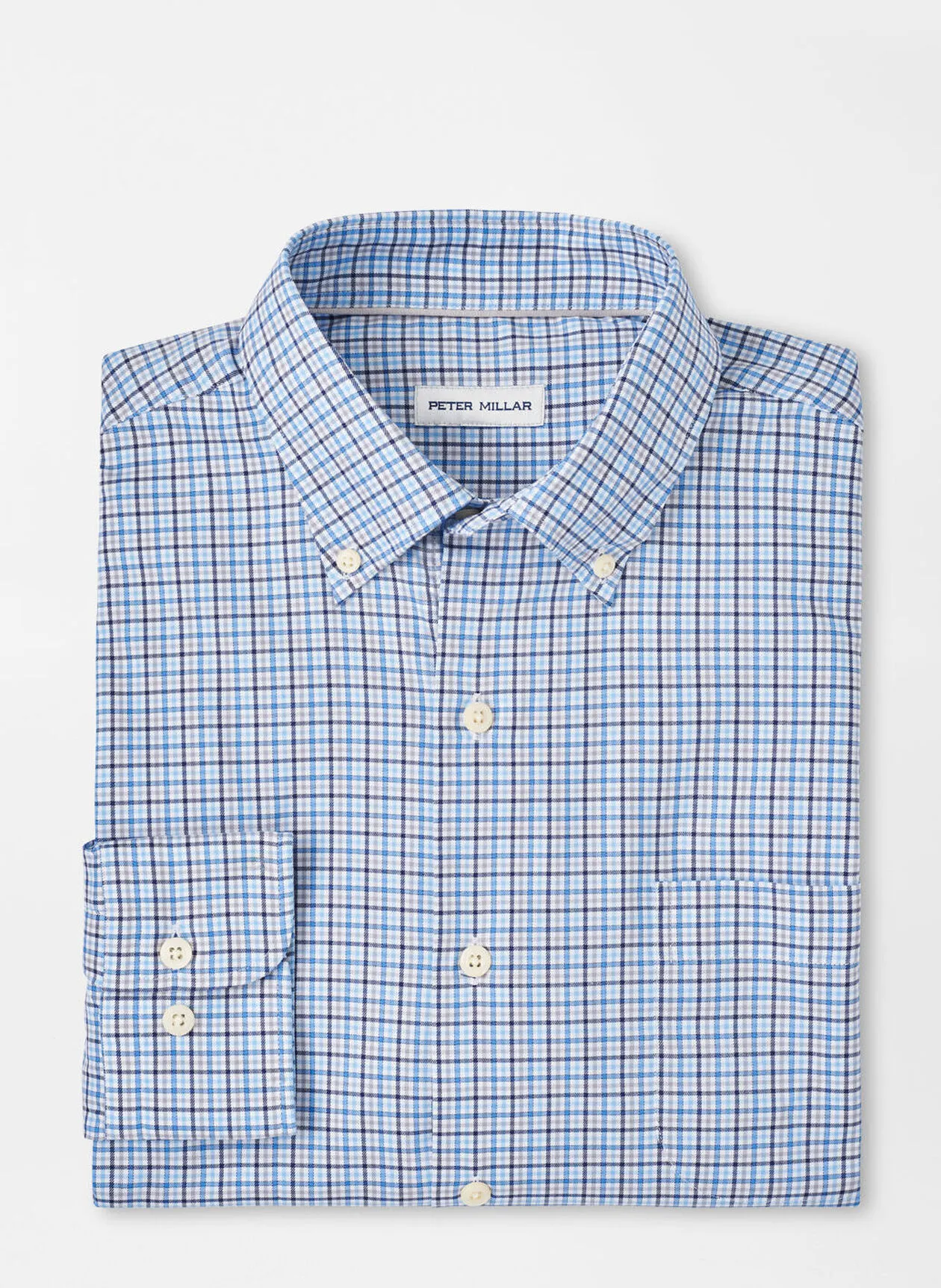 ALBERT CROWN LITE COTTON STRETCH SHIRT - GALAXY