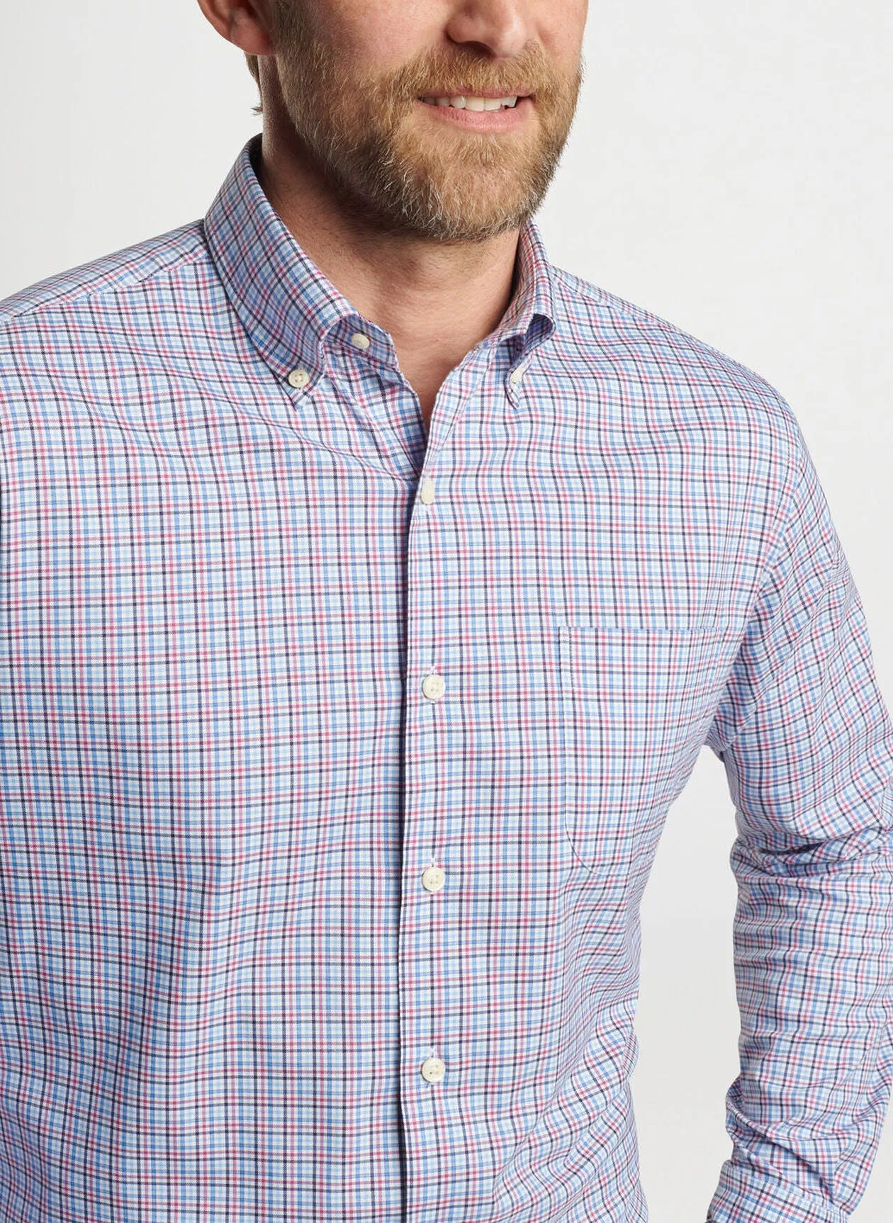 Albert Crown Lite Cotton-Stretch Sport Shirt