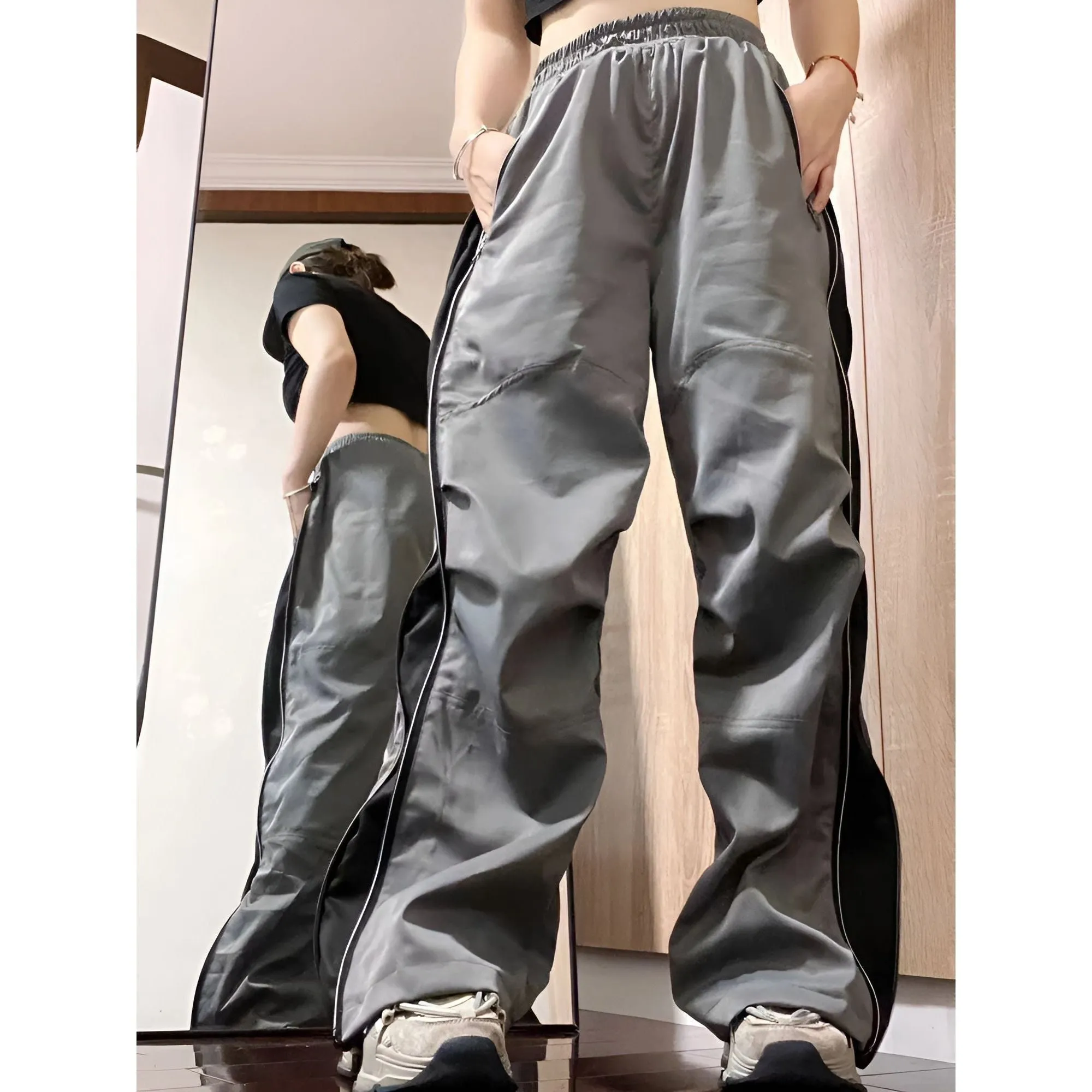 Anna Cargo Pants - Hochtaillierte Cargo-Jogging-Hose für stilvolle Frauen