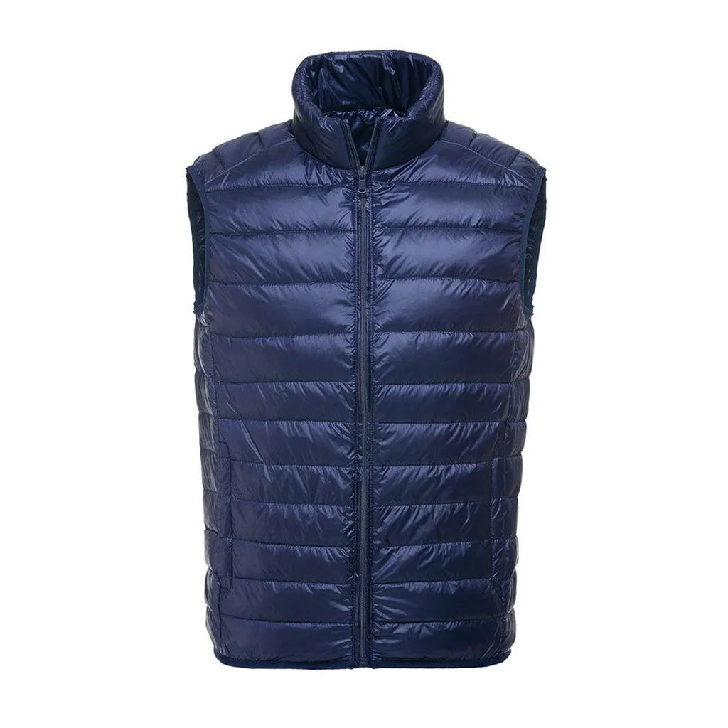 Brand 90% Duck Down Vest Ultra Light Duck Down Waistcoat  Sleeveless Jacket Autumn Winter Coat J0029