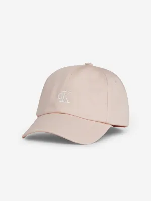 Calvin Klein Kids Monogram Baseball Cap in Pink