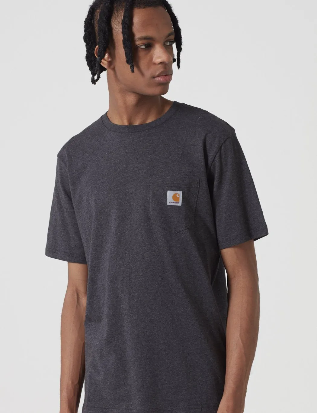 Carhartt-WIP Pocket T-Shirt - Black Heather