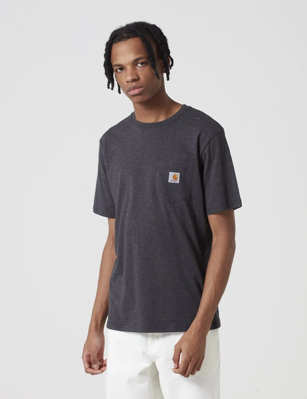 Carhartt-WIP Pocket T-Shirt - Black Heather