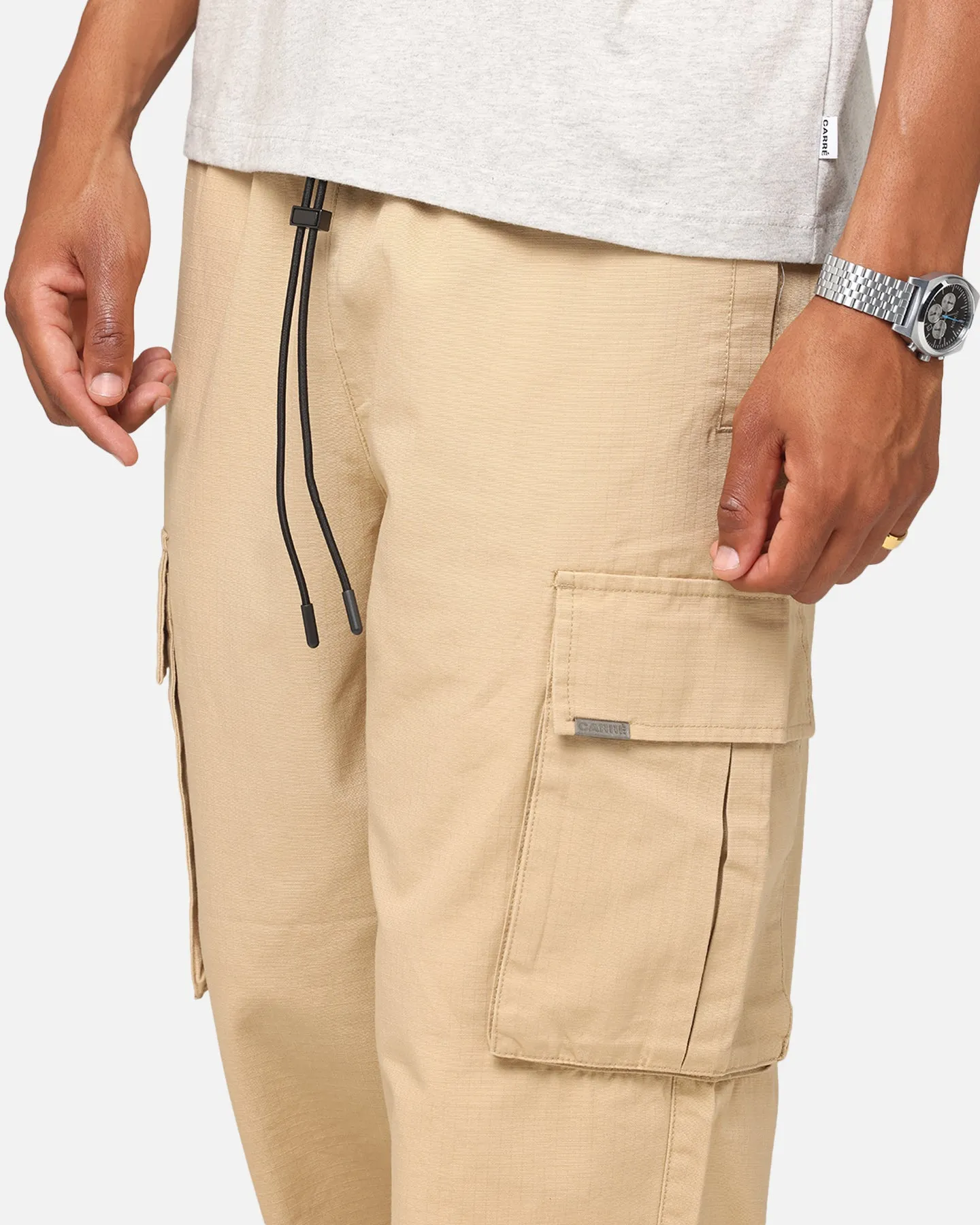 Carre Superior Cargo Joggers Tan