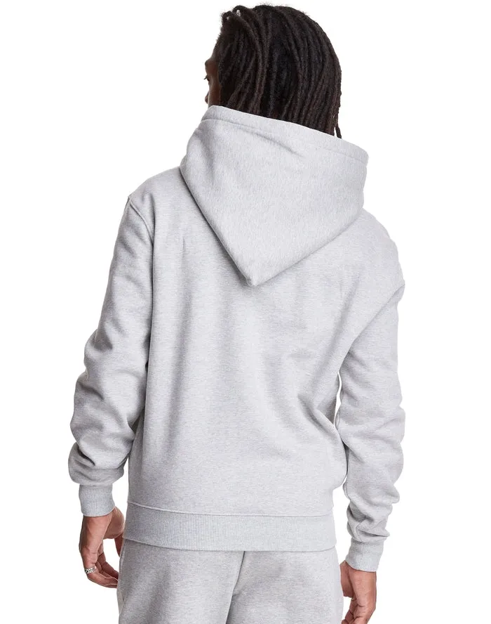 CHAMPION “SUPER FLEECE” SMALL LOGO CONE HOODY- GREY