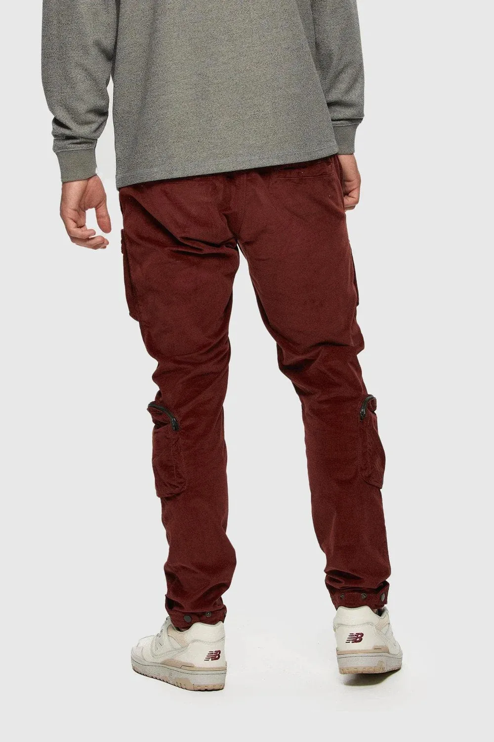 Corduroy Utility Pant (Dark Rust)