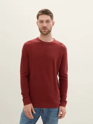 Dave Crewneck (Dark Red)