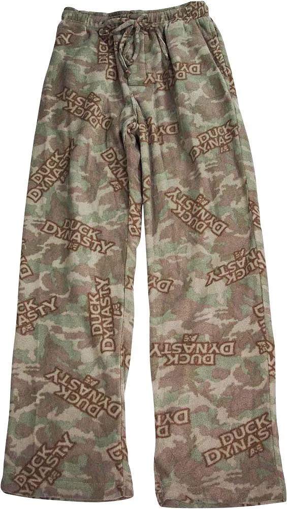 Duck Dynasty Camo Muted Colors Fleece Lounge Pants for men