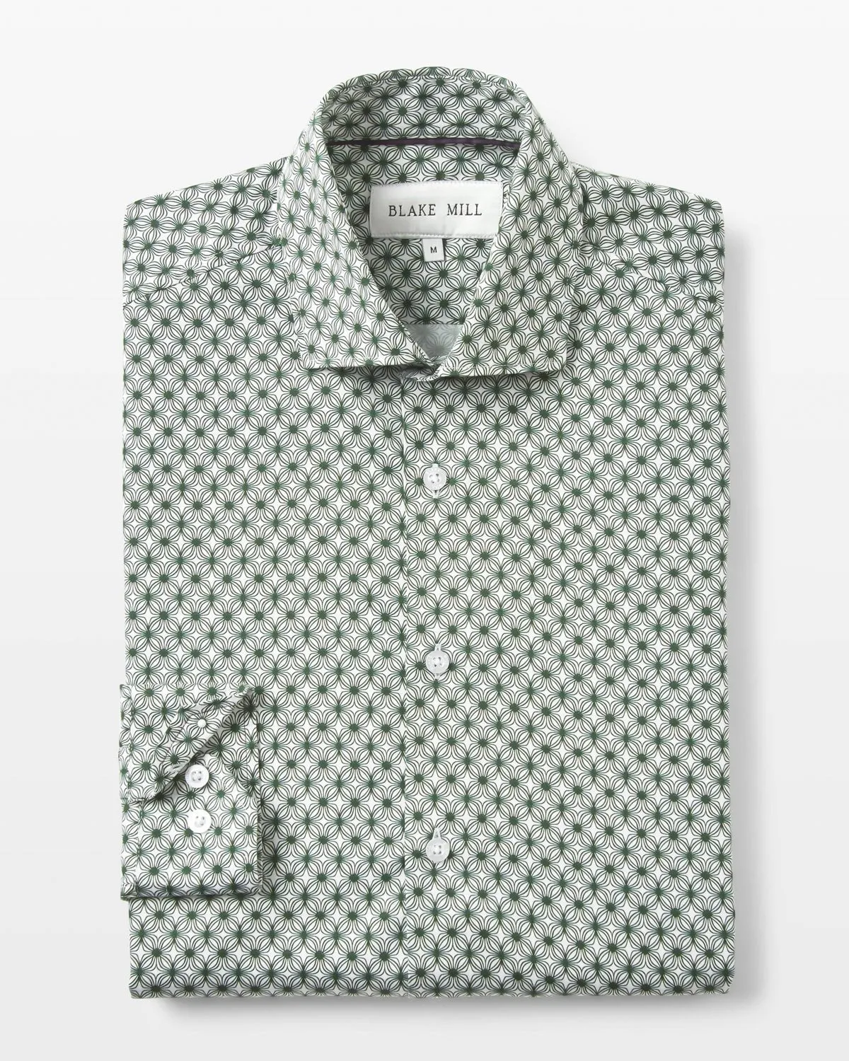 Emerald Wavy Geo Shirt