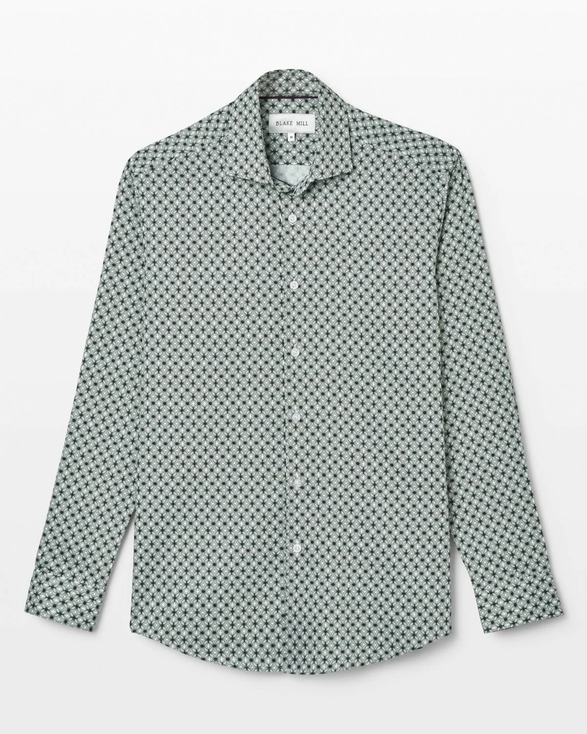 Emerald Wavy Geo Shirt