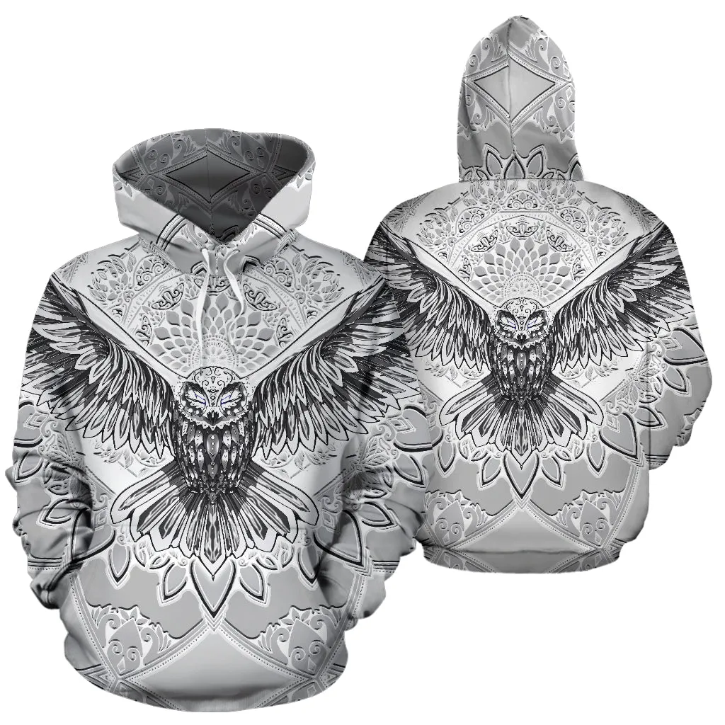 Flying Owl Spirit | Hoodie | Mandalazed