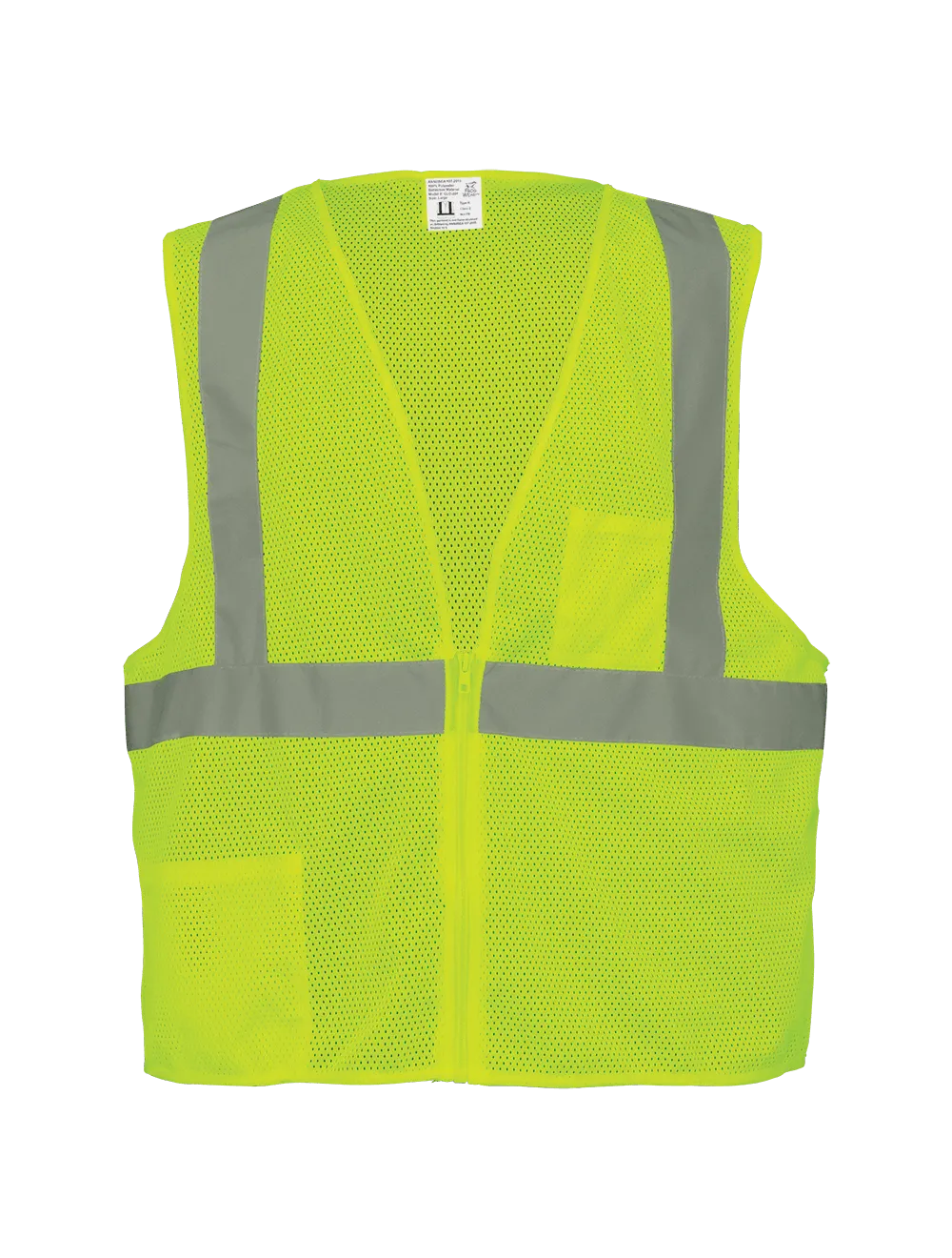 FrogWear® HV High-Visibility Lightweight Mesh Polyester Safety Vest - GLO-001