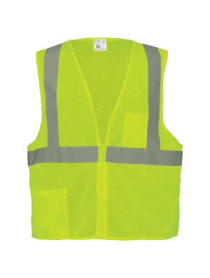 FrogWear® HV High-Visibility Lightweight Mesh Polyester Safety Vest - GLO-001