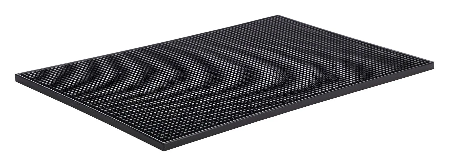 Genware 10601-03 Mat Service 12" X 18" Black