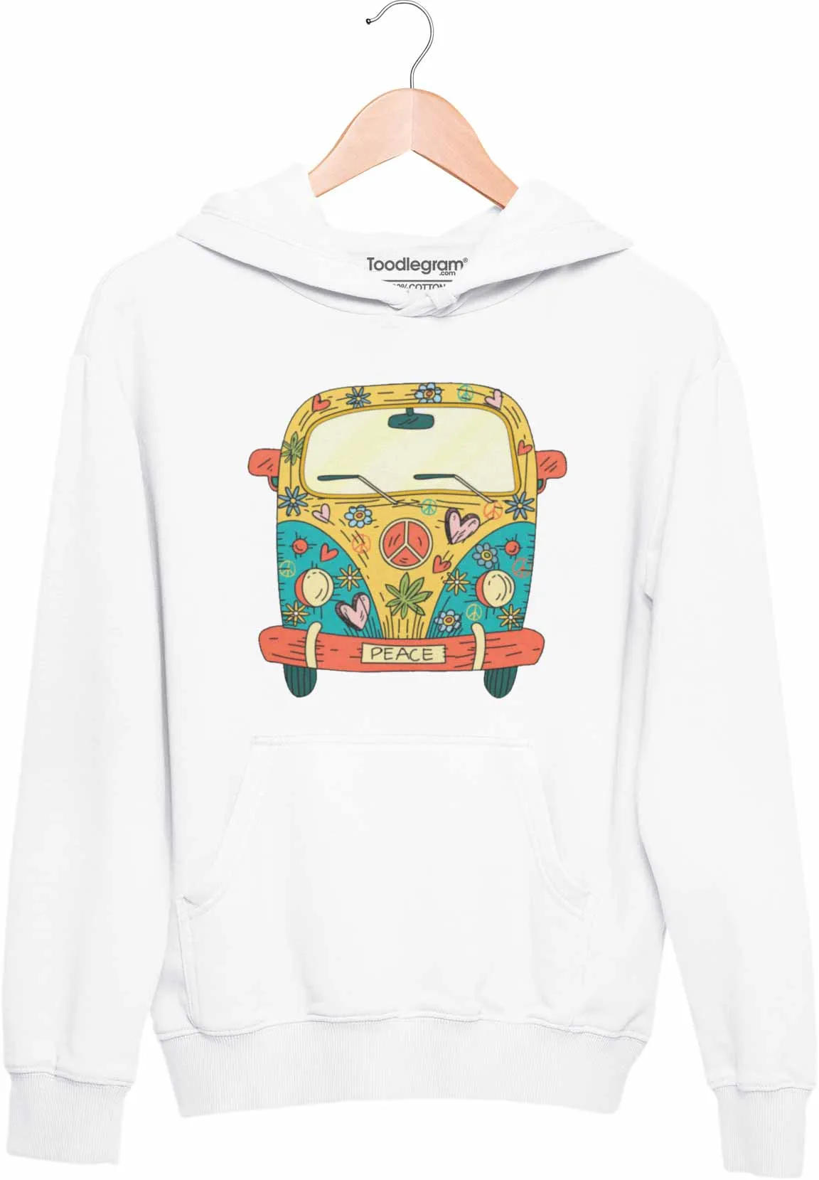 Hippie Van Unisex Hoodies