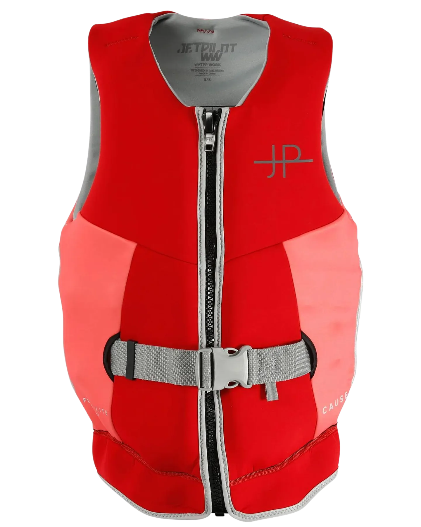 Jetpilot Cause F/E Ladies Neo Vest - Red Level 50 - 2023