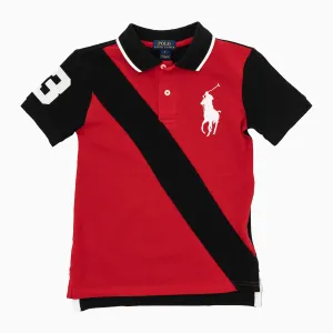 Kid's Stretch Mesh Polo Shirt