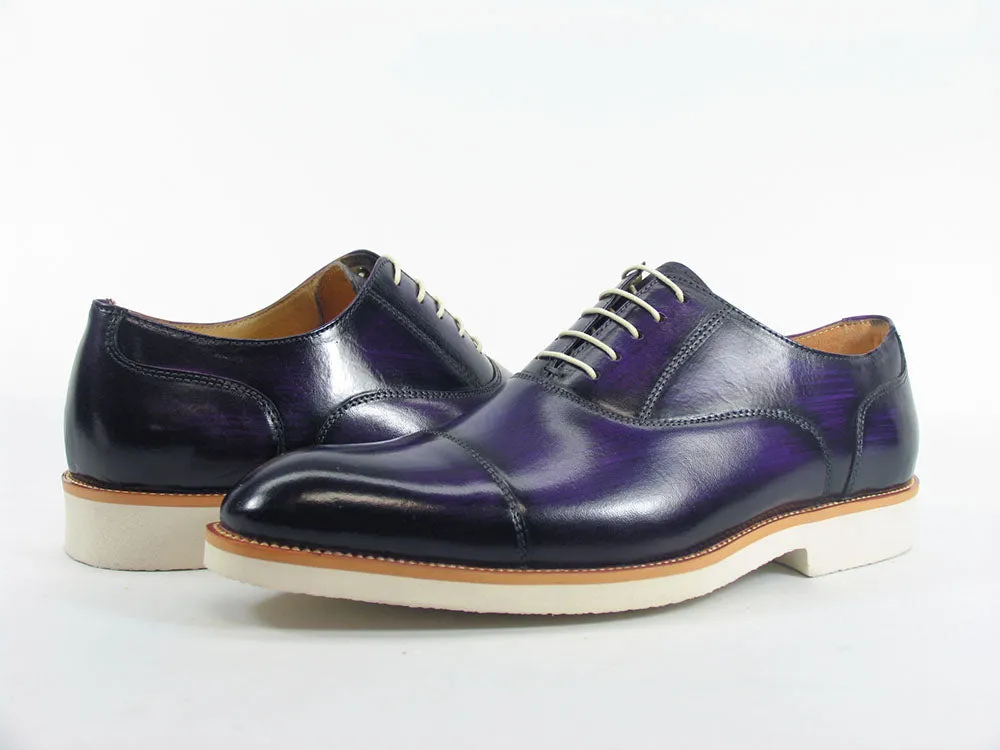 Lightweight Lace-up Cap Toe Oxford