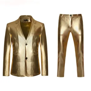 Luxurious Shiny Polyester Viscose Suits