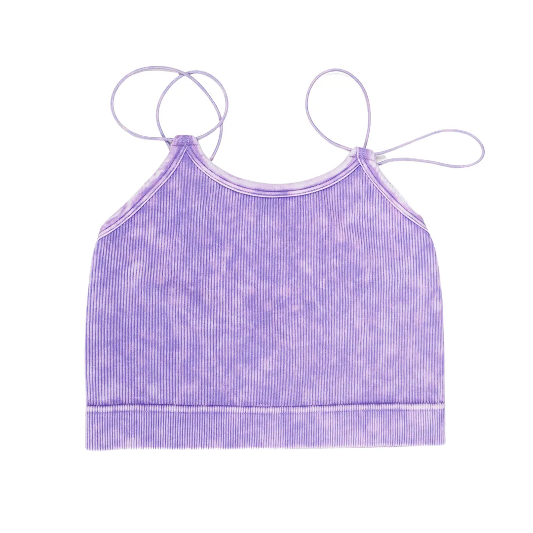 Maci Washed Double Strap Bralette