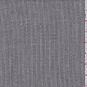 Medium Grey Stripe Lightweight Suiting Fabric