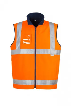 Mens Hi Vis Lightweight Fleece Lined Vest