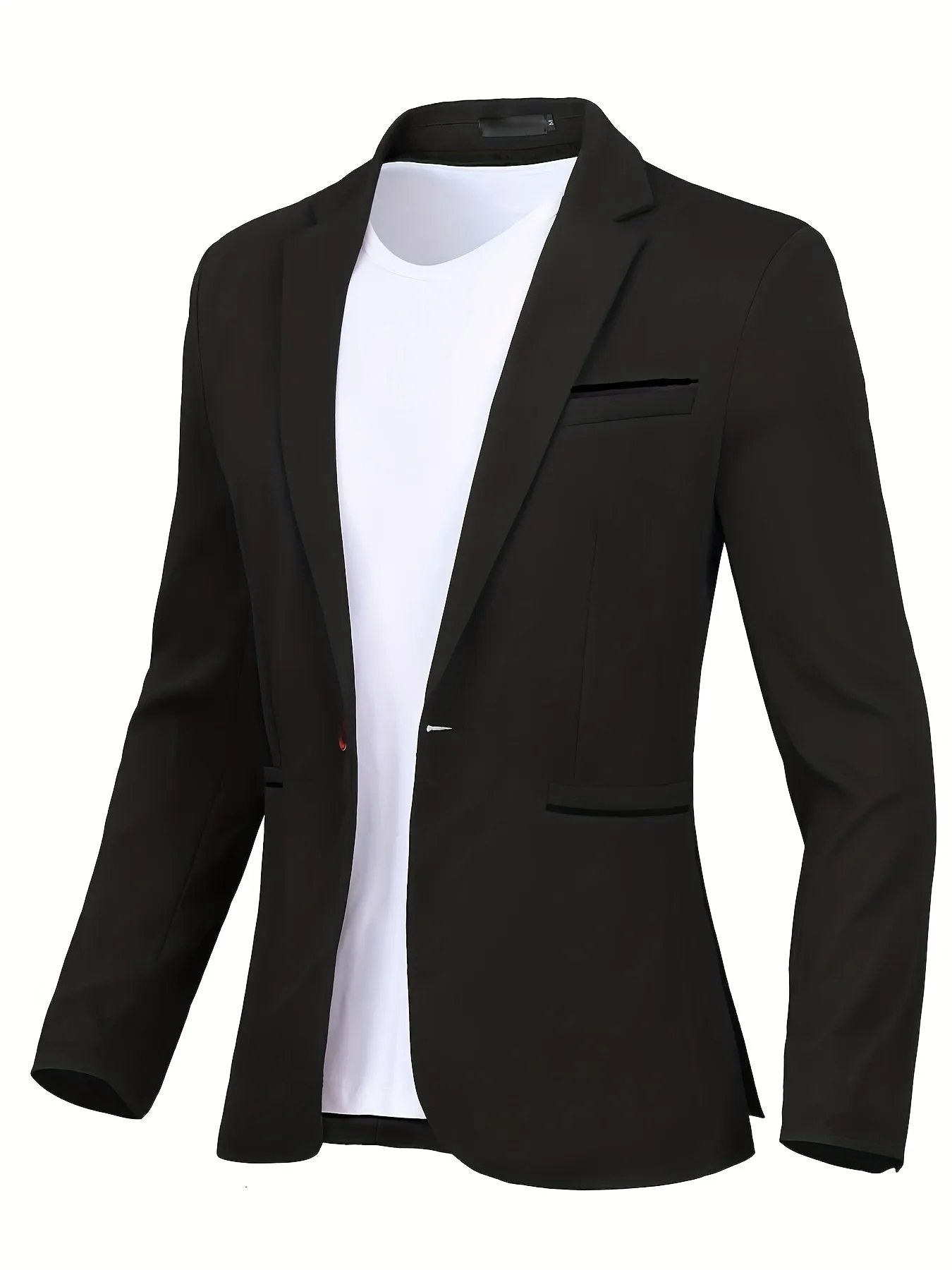 Men's Suit Slim Fit Blazer With One Button