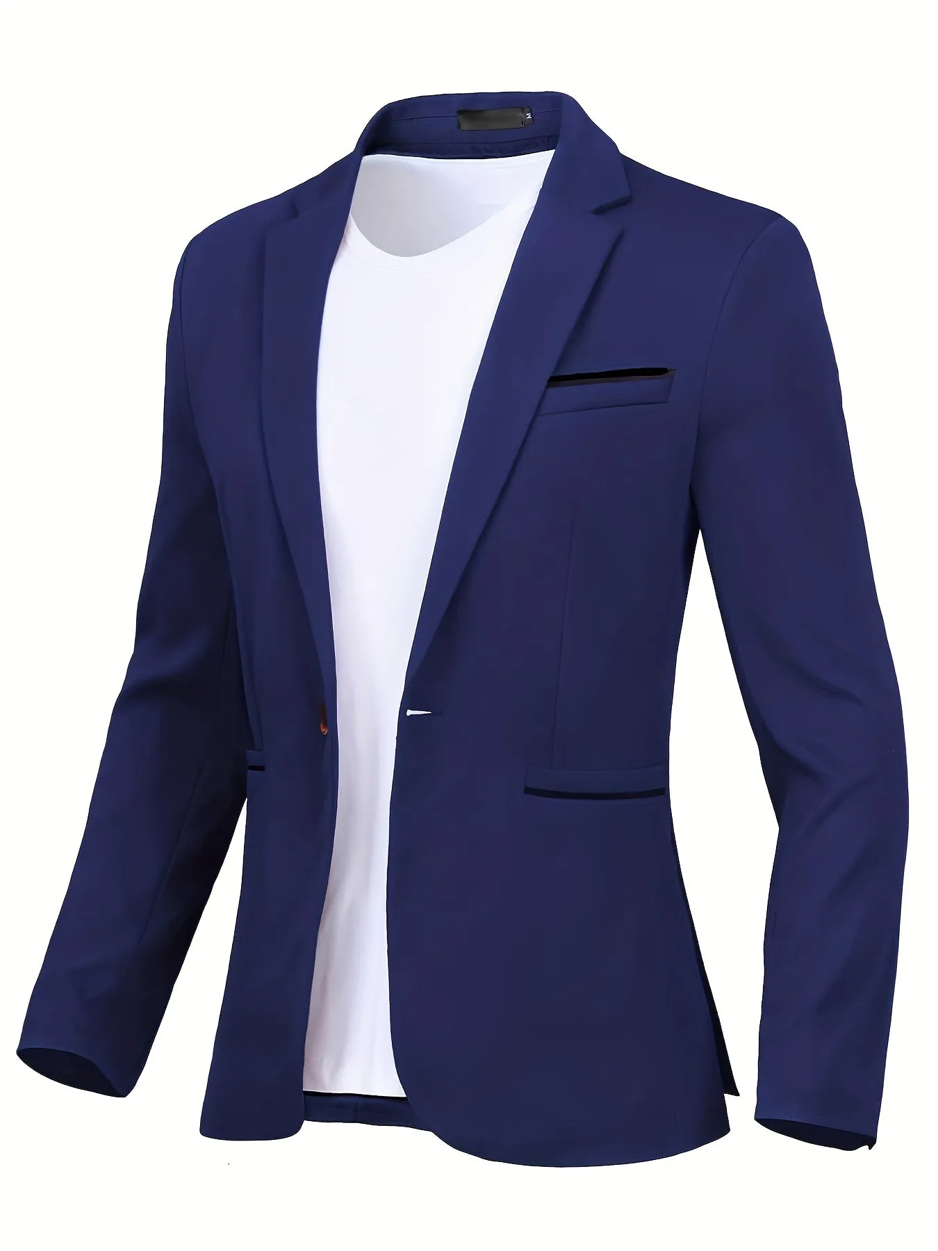 Men's Suit Slim Fit Blazer With One Button