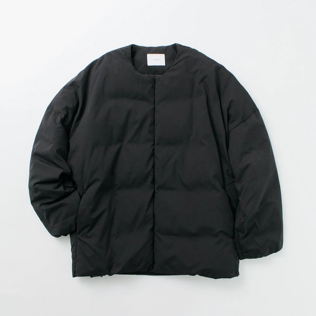 MIFFEW / Collarless Over Down Jacket