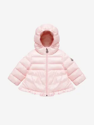 Moncler Enfant Baby Girls Down Padded Odile Jacket in Pink