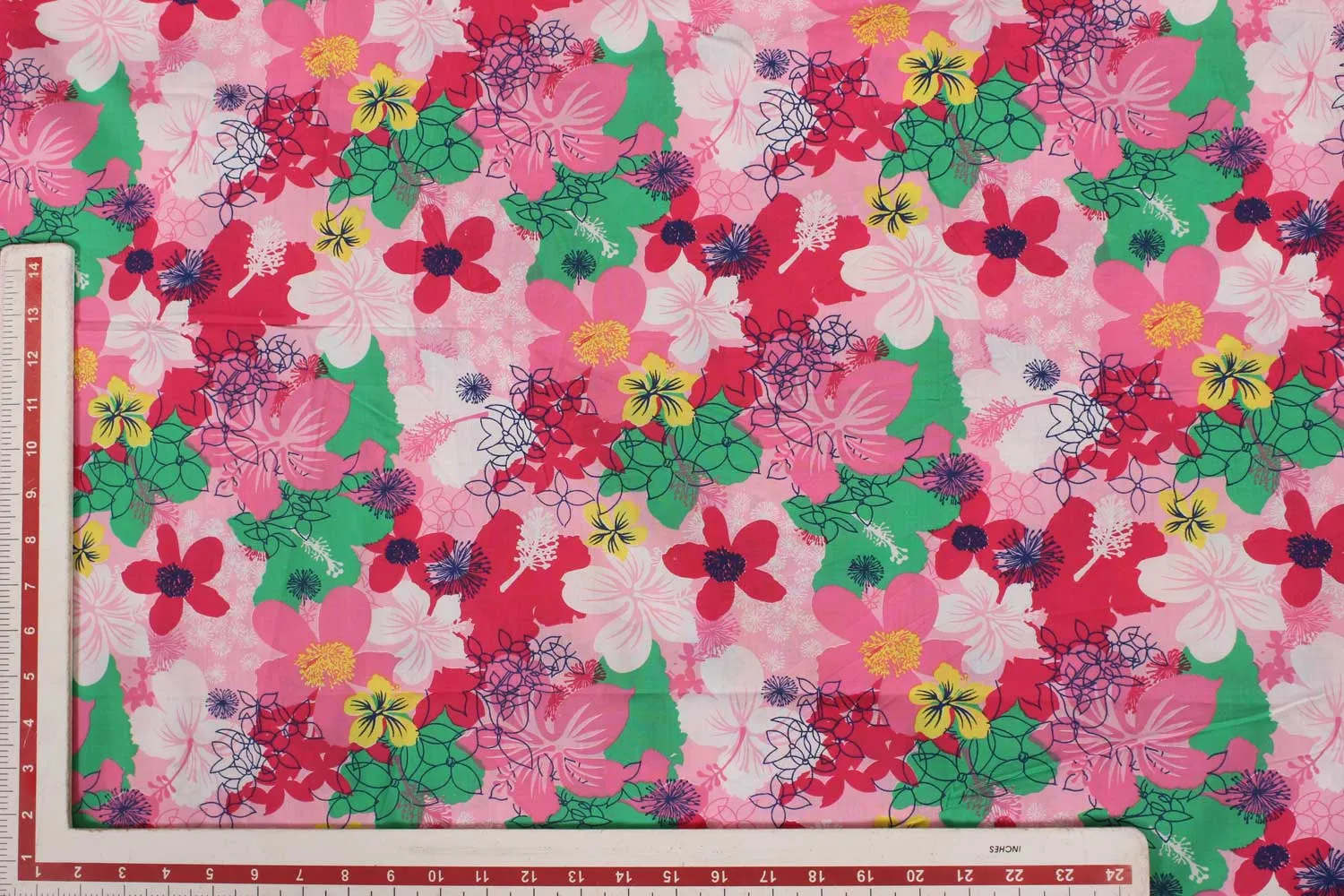 Multicolour Cotton Fabric