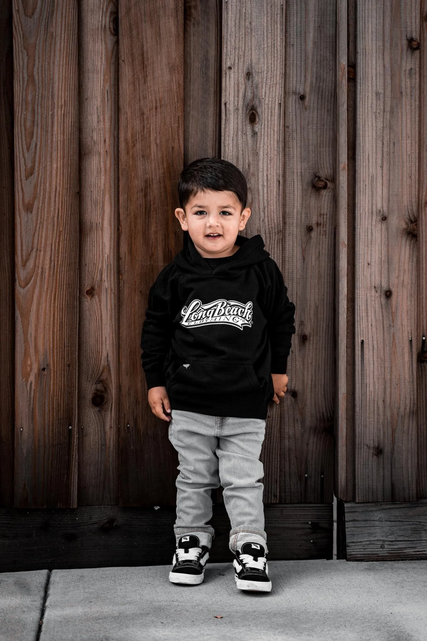 OG Logo Toddler Black Pullover Hoodies