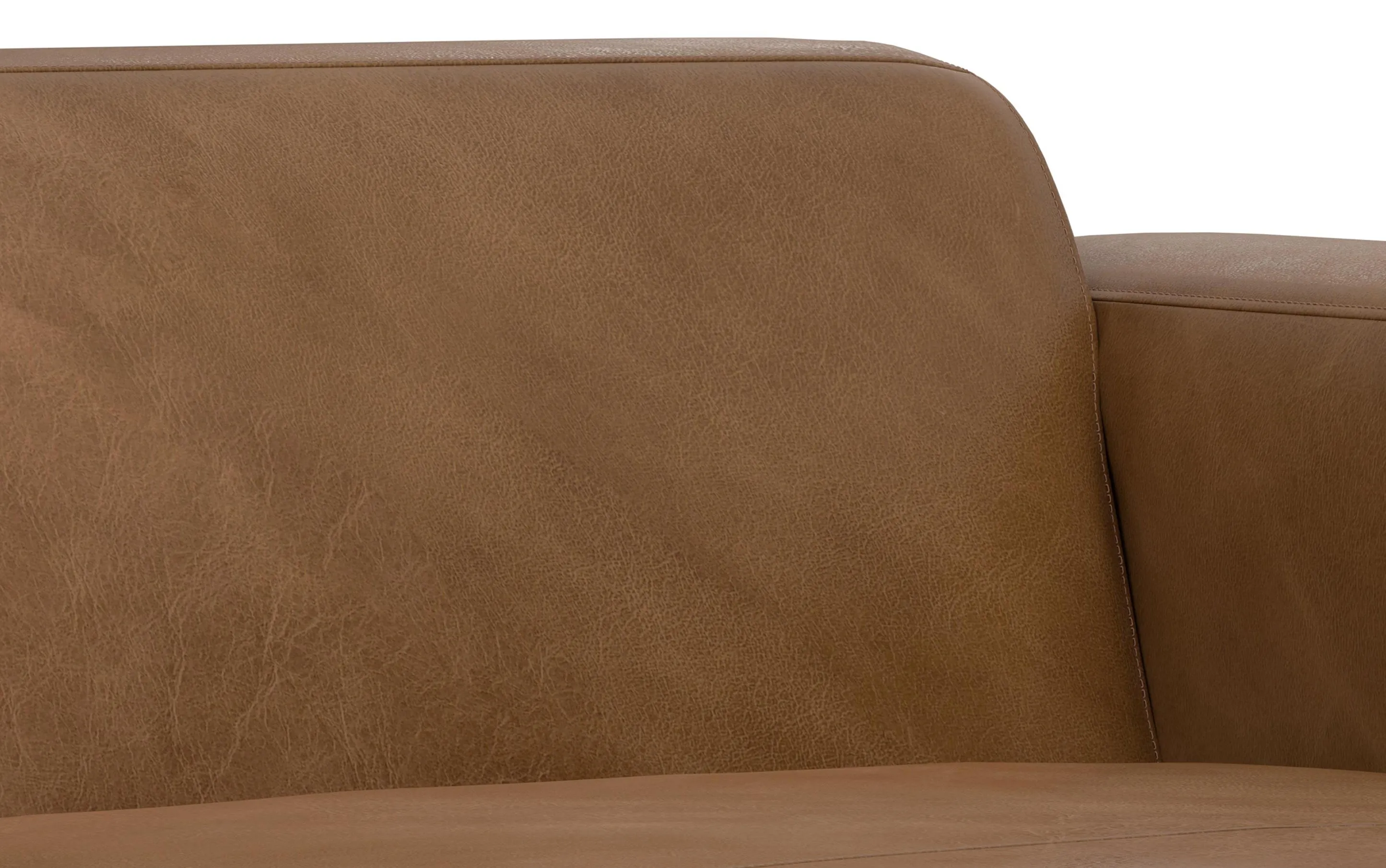 Rex Right Chaise Module in Genuine Leather