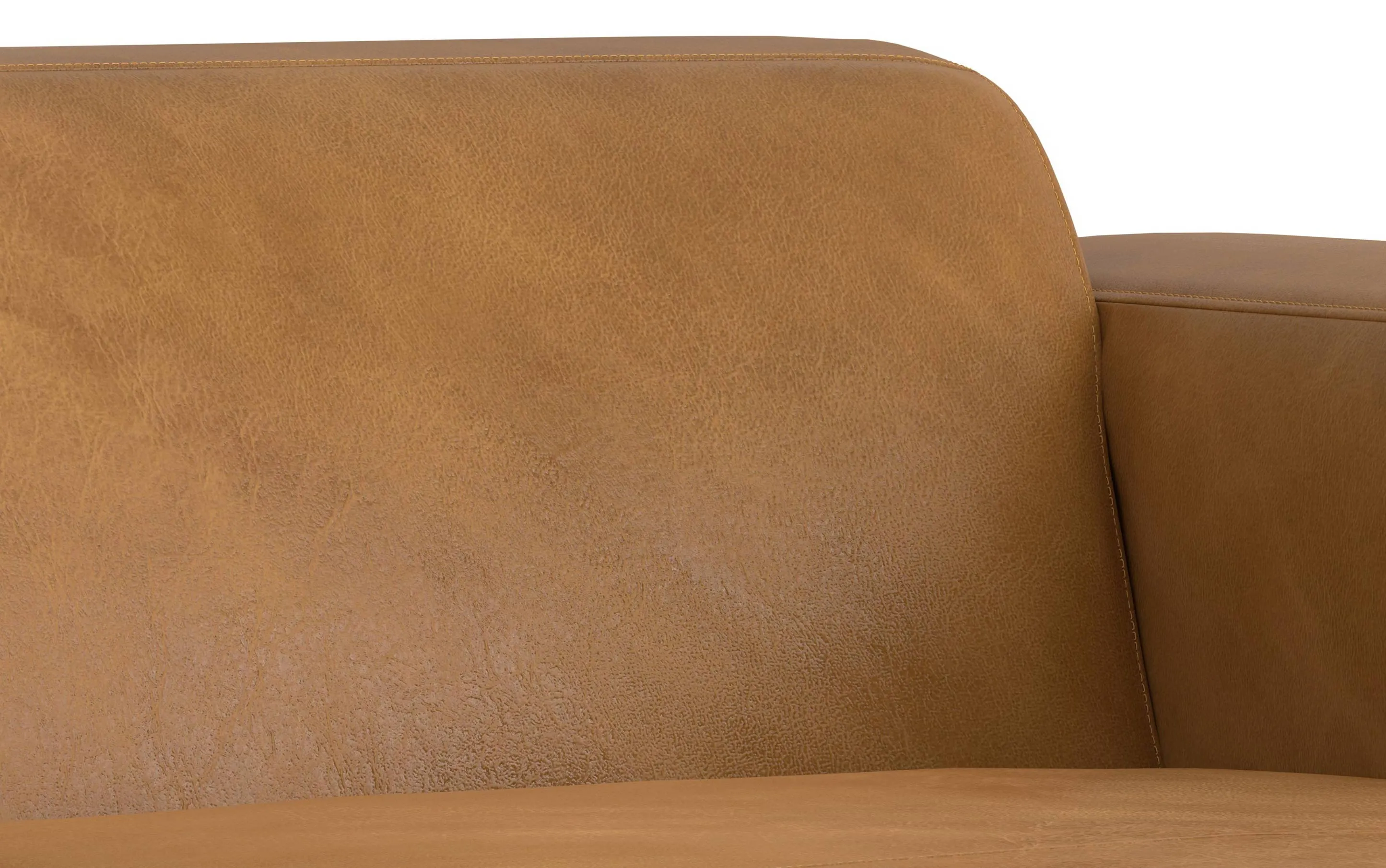 Rex Right Chaise Module in Genuine Leather