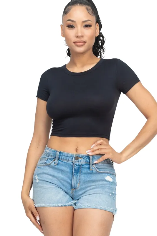 Shei Royal Blue Crop Top