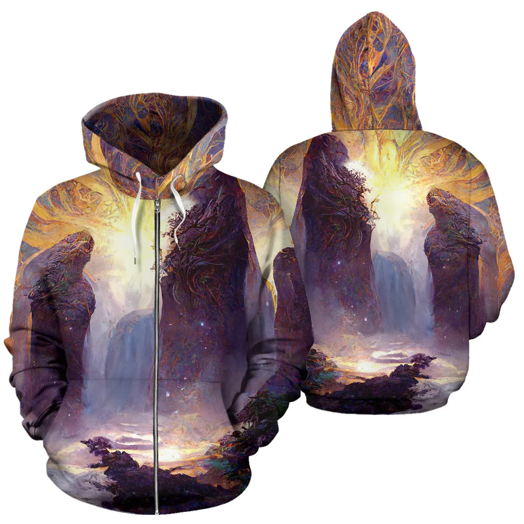 Solstice Ceremony Zipper Hoodie | Michael Garfield