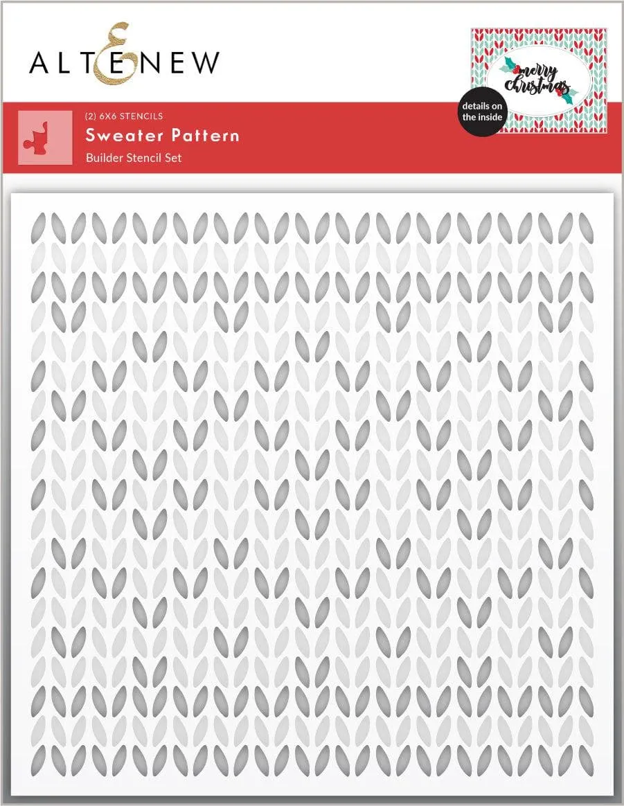 Sweater Pattern Builder Stencil Set (2 in 1)