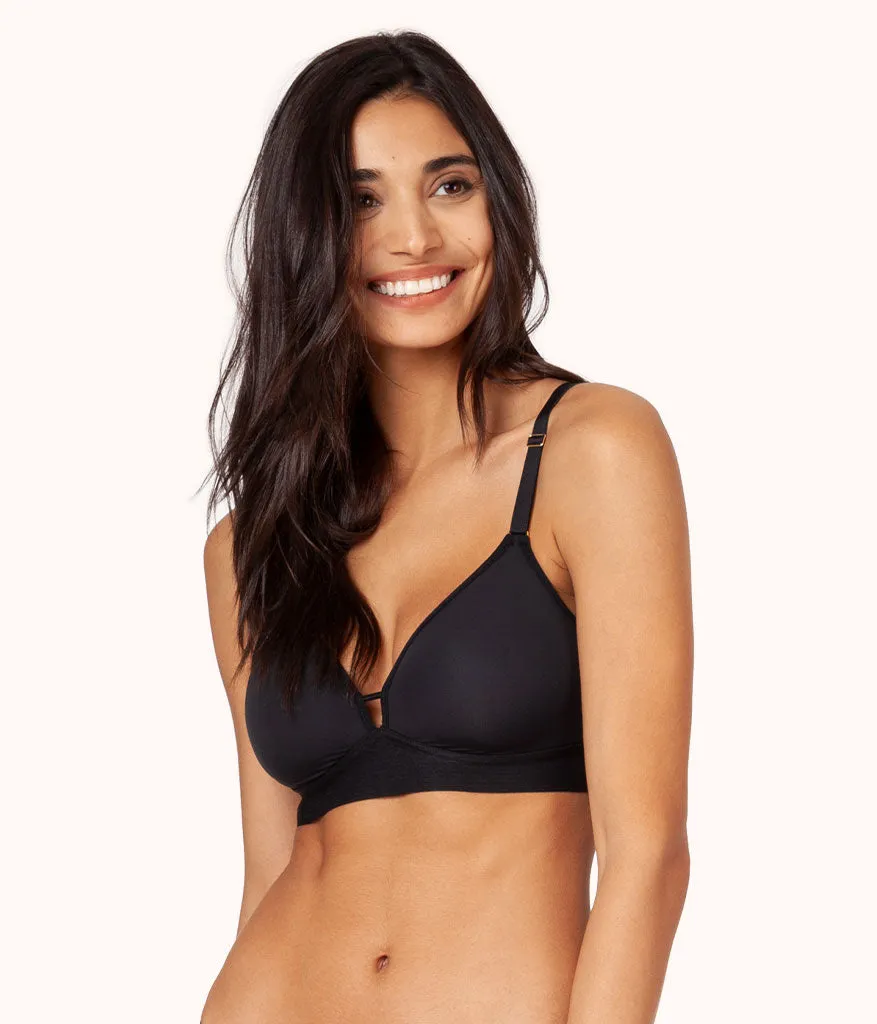 The Spacer Bra: Jet Black