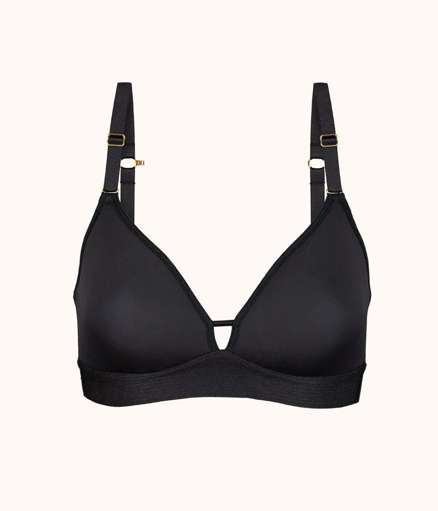 The Spacer Bra: Jet Black