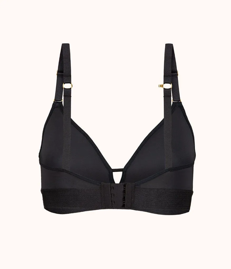 The Spacer Bra: Jet Black