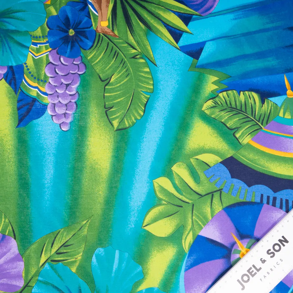 Tropical Themed Lightweight Pure Cotton