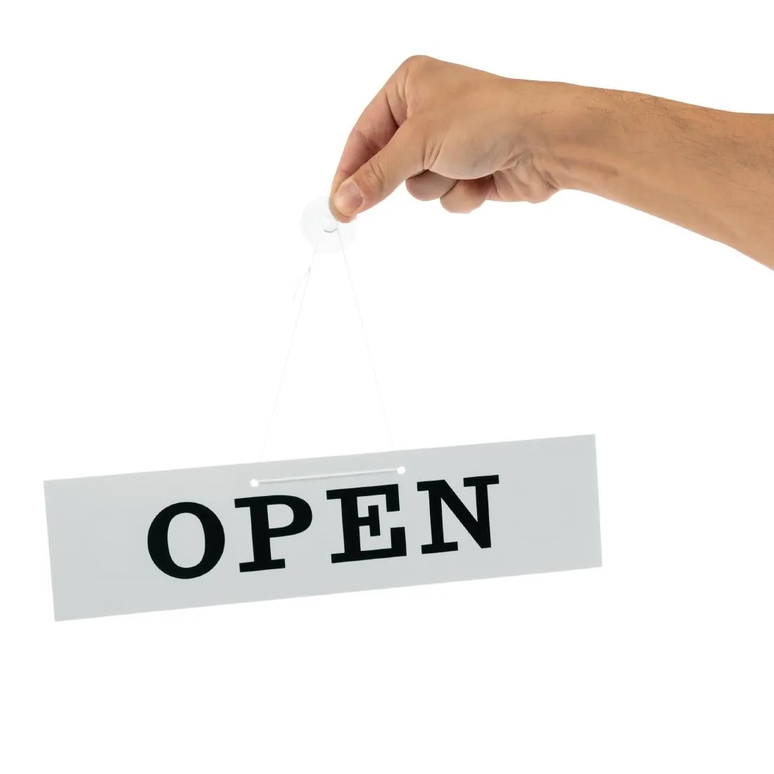 W212 Reversible Hanging Open And Closed Sign