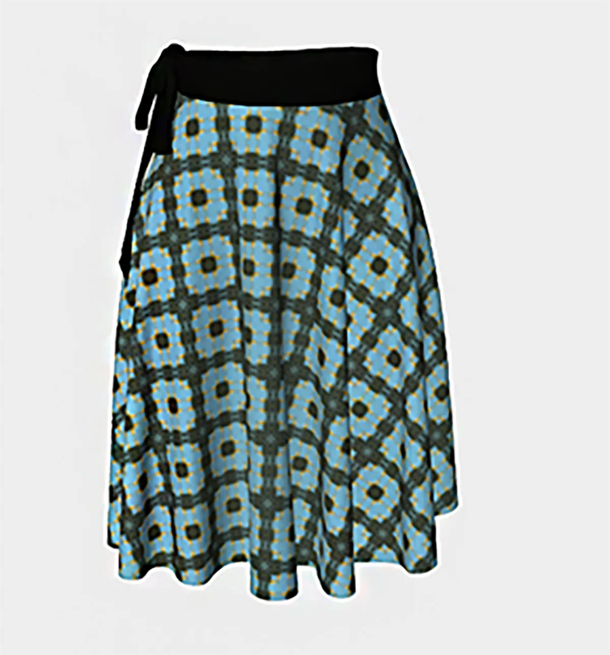 White Egret Wrap Skirt