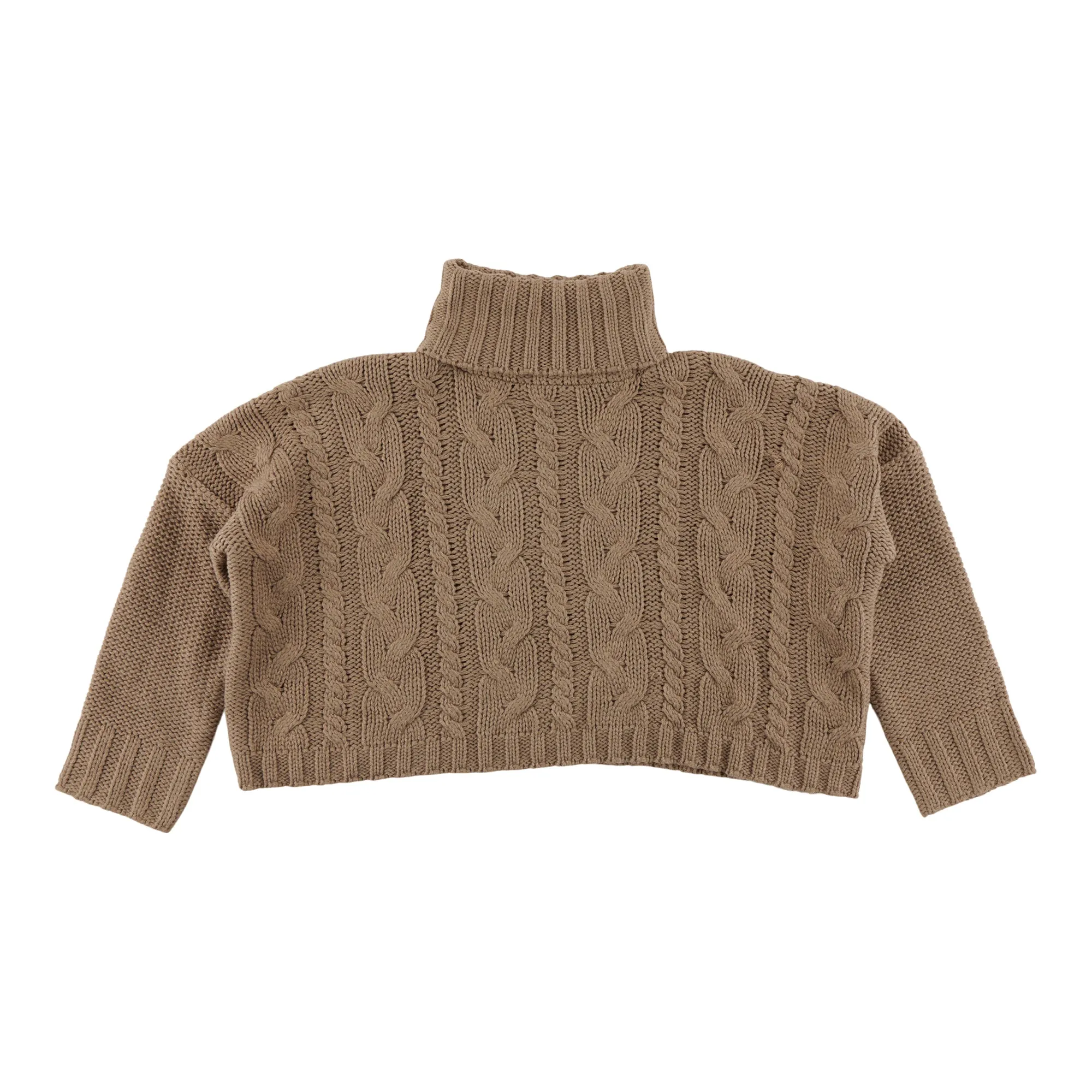 Women's Cowl Neck Cable Sweater