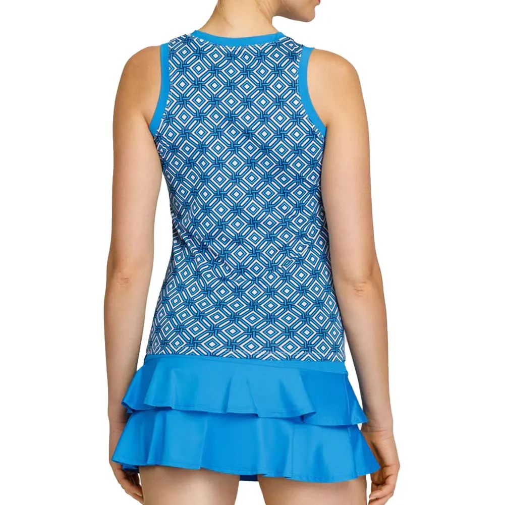 Women's Drusilla Crew Neck Tennis Tank Stone Jewel