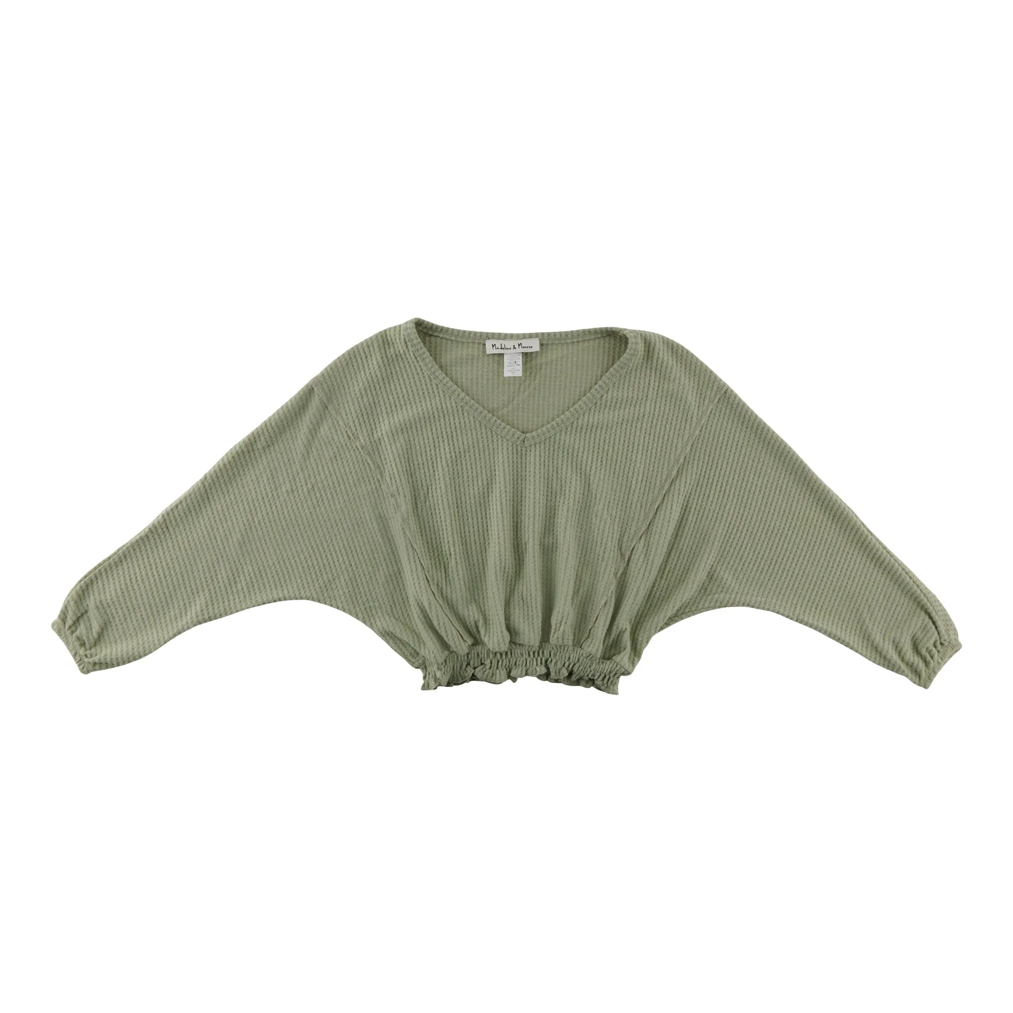 Women's Long Sleeve Cropped Sweater