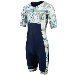 Zone3 - Men's Activate  Revolution II Short Sleeve Trisuit - Sand Storm